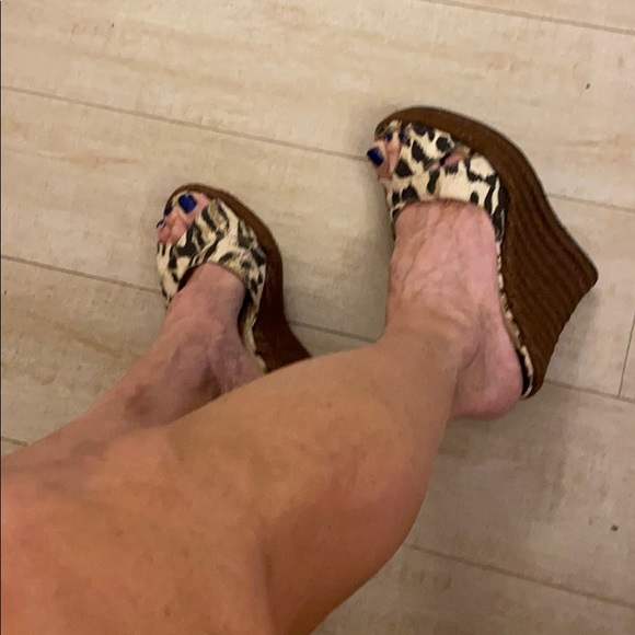 Animal print Jimmy Choo wedges size 39 - Picture 5 of 10